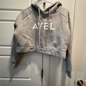 AYBL Heather Gray Women's Cropped Hoodie